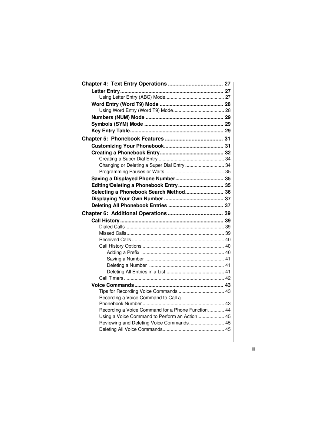 Panasonic EB-TX310 operating instructions Editing/Deleting a Phonebook Entry, Voice Commands 