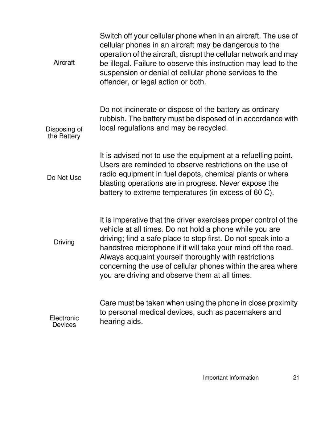 Panasonic EB-X300 manual To personal medical devices, such as pacemakers, Hearing aids 