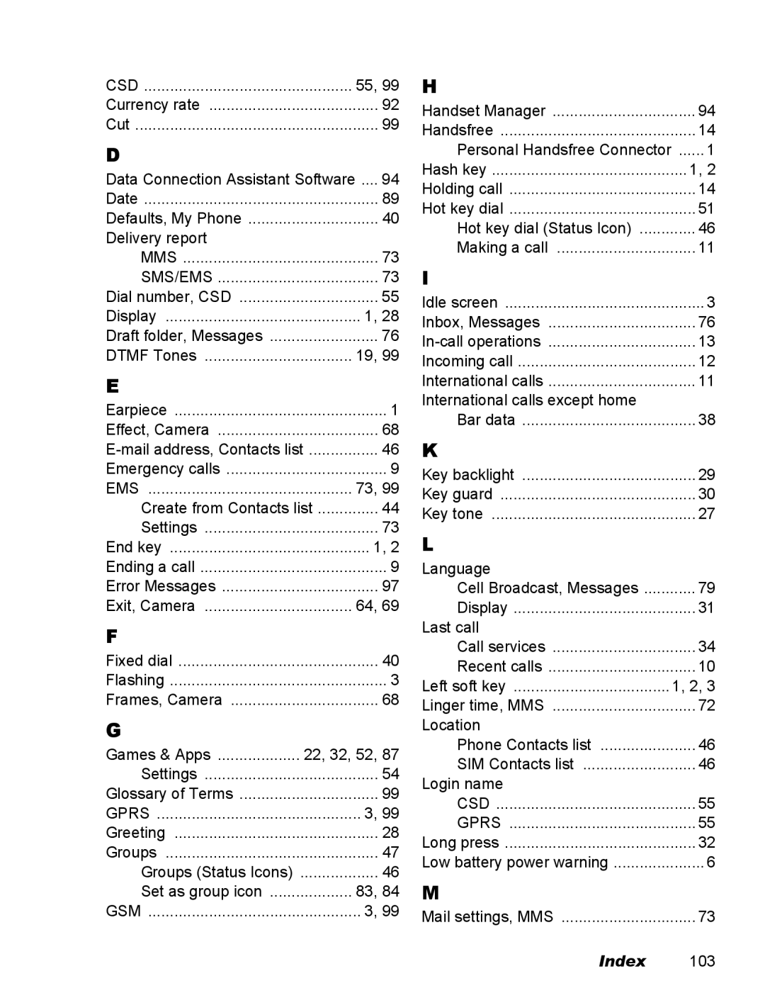 Panasonic EB-X500 operating instructions Csd 