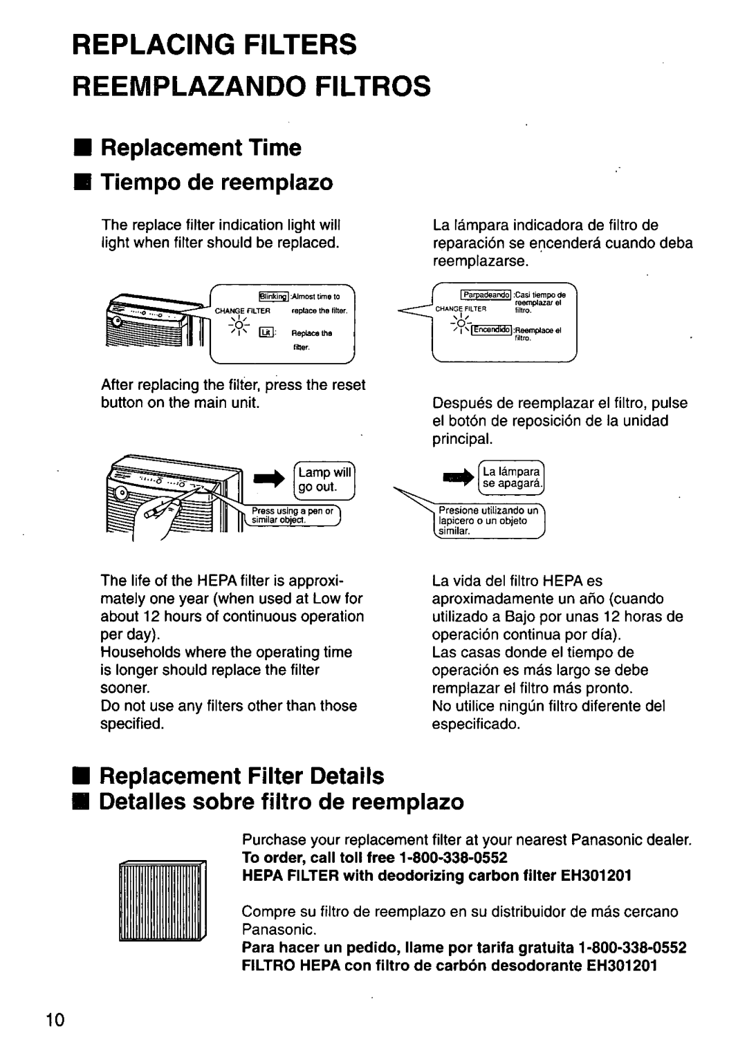 Panasonic EH3015 manual 