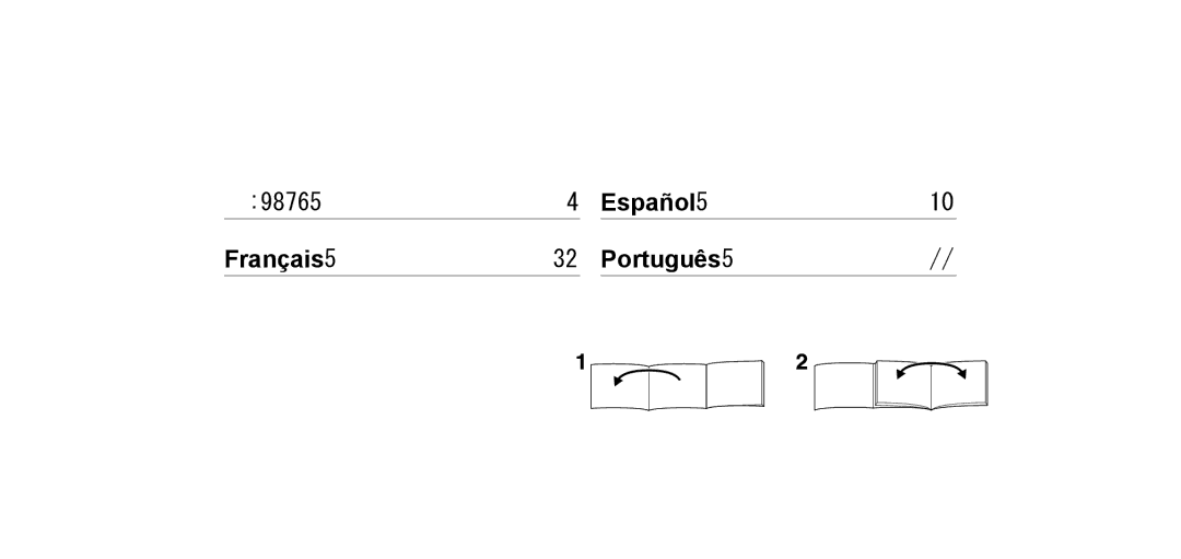 Panasonic EHSE60 operating instructions English Español Français Português 