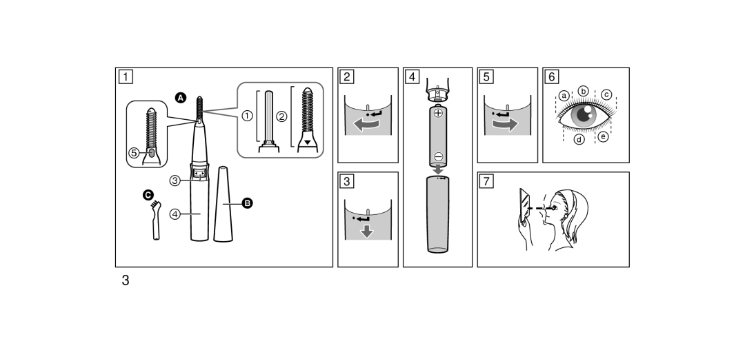 Panasonic EHSE60 operating instructions      