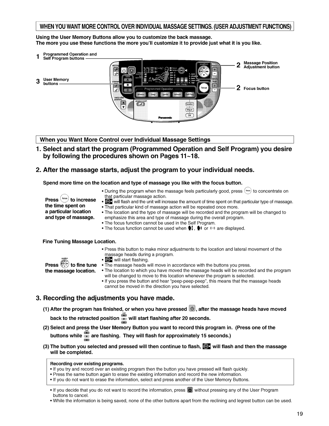 Panasonic EP3203 manual 