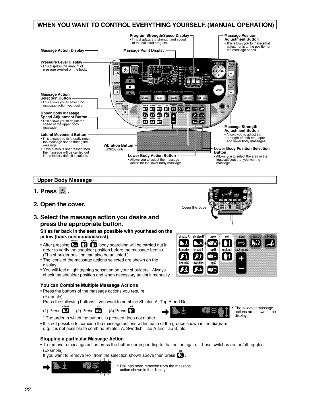 Panasonic EP3203 manual 