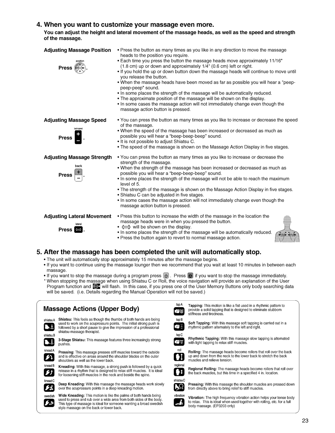 Panasonic EP3203 manual 