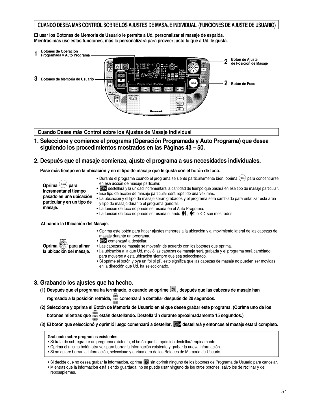 Panasonic EP3203 manual 