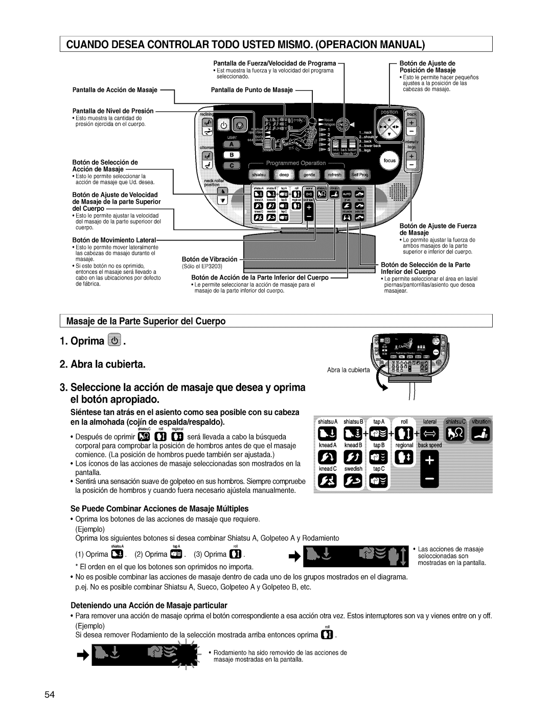 Panasonic EP3203 manual 