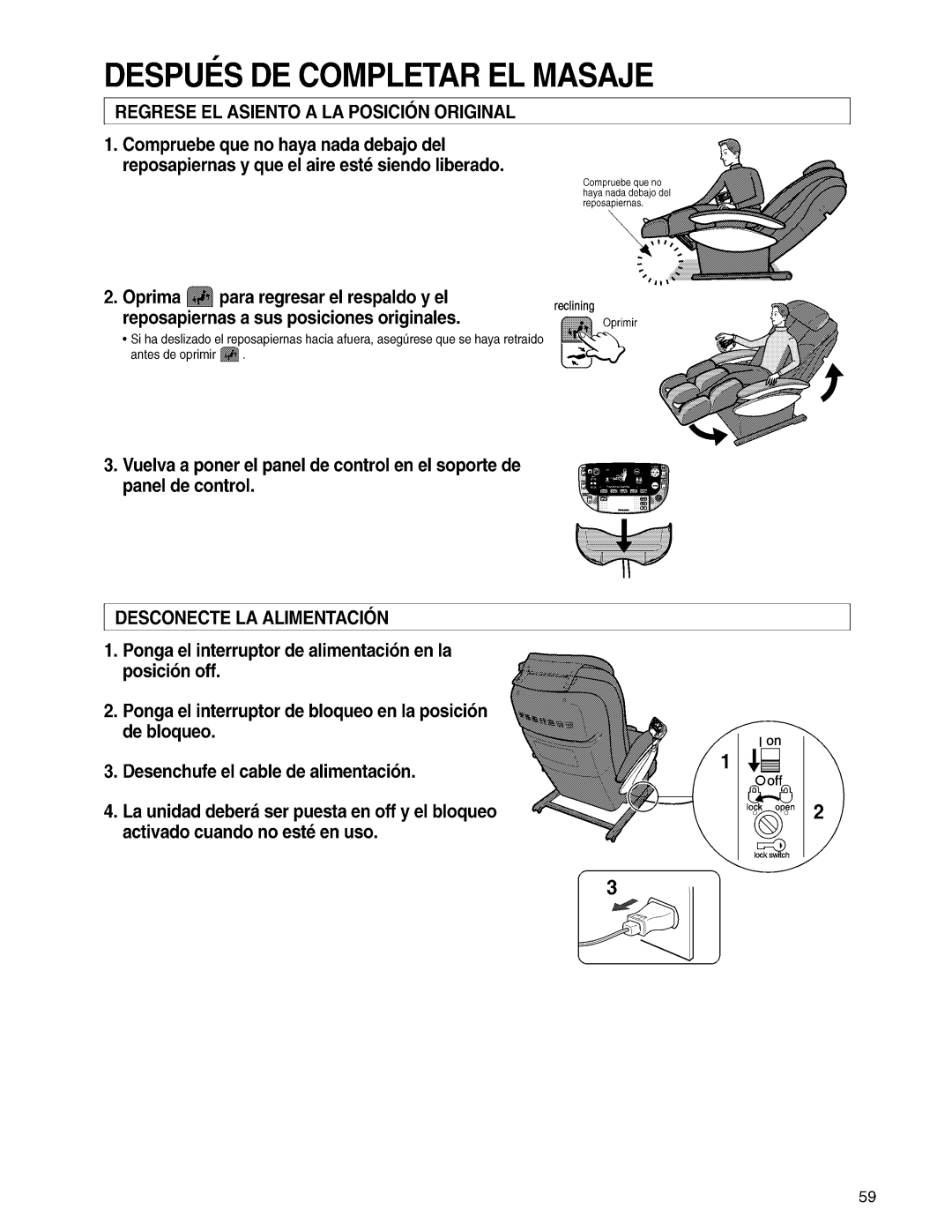 Panasonic EP3203 manual 