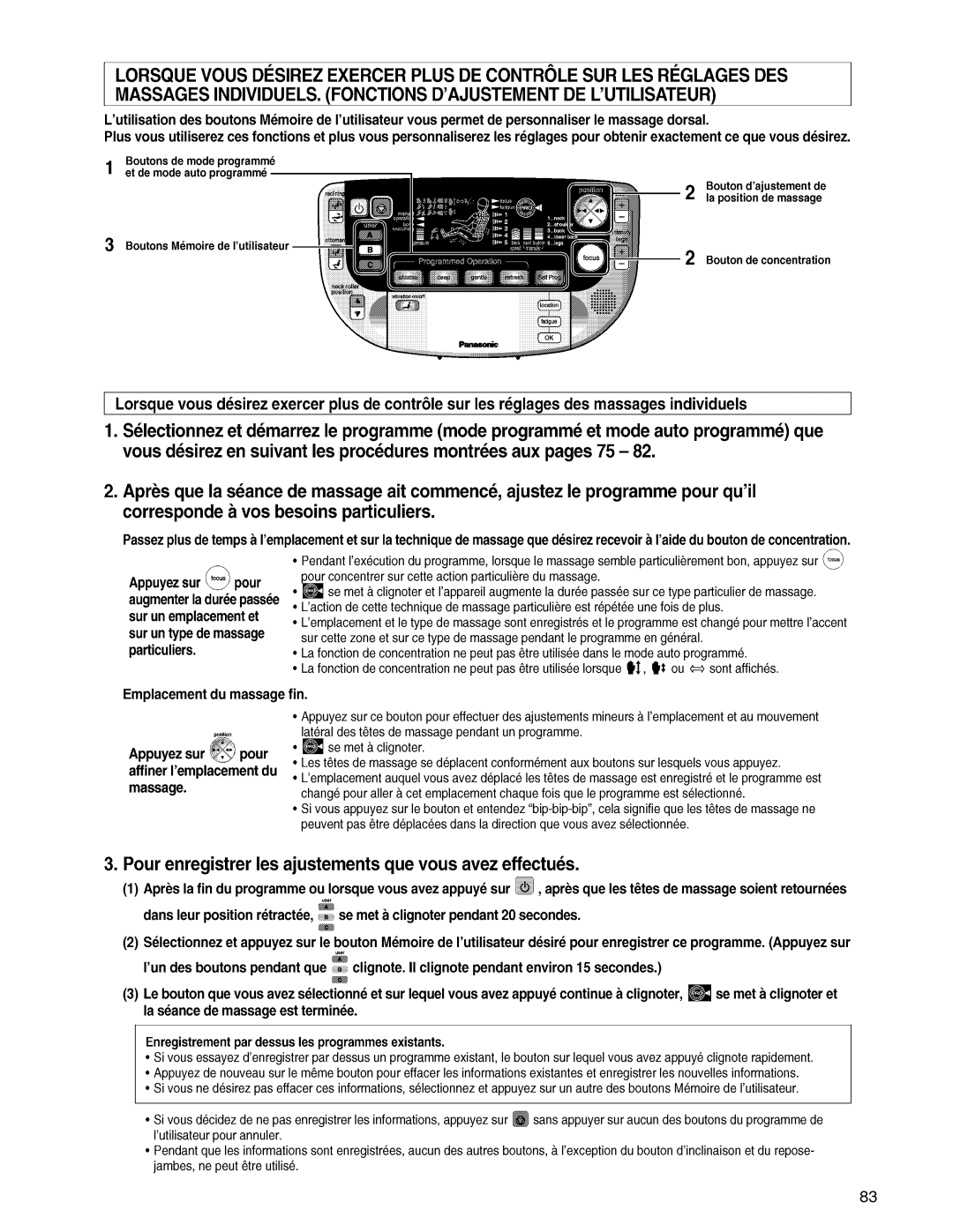 Panasonic EP3203 manual 