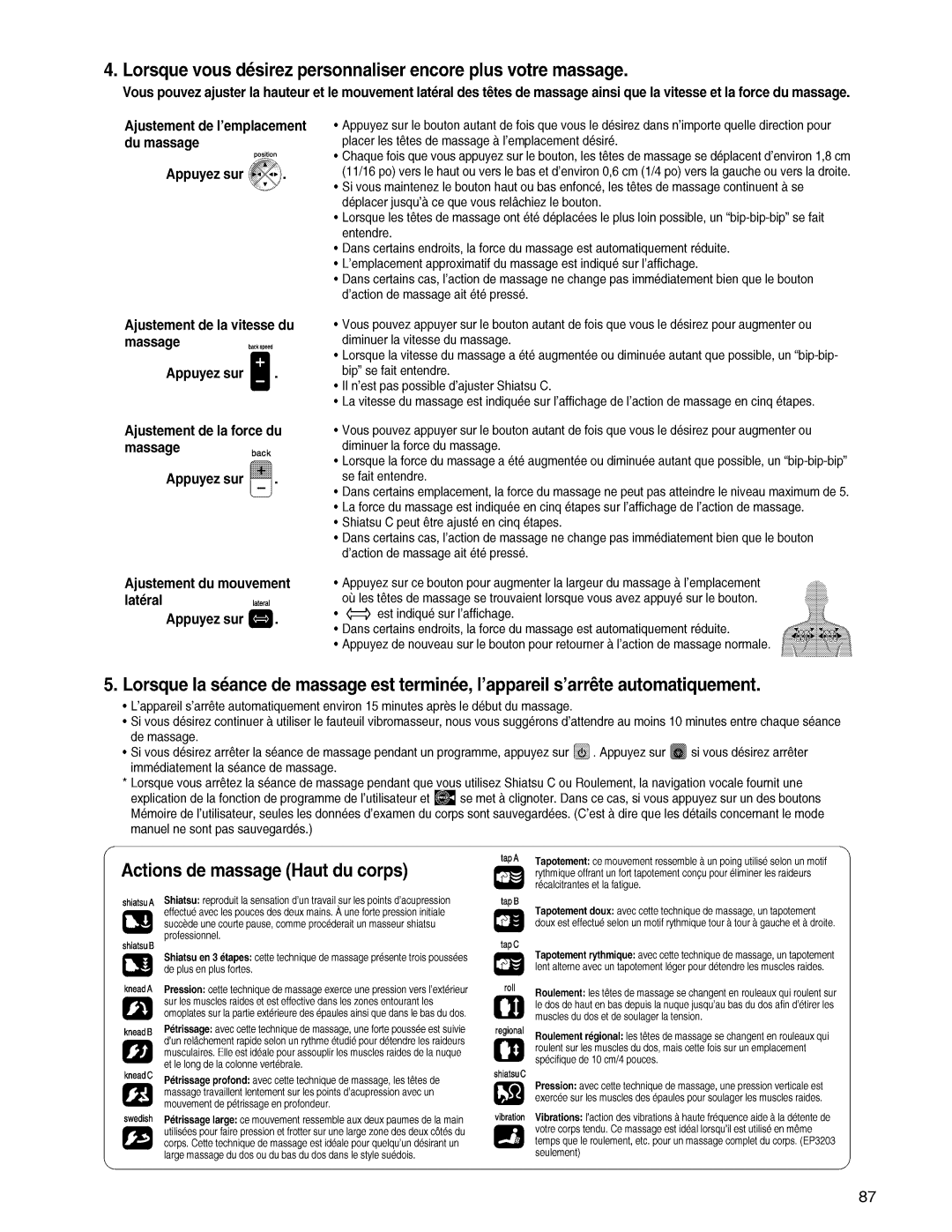 Panasonic EP3203 manual 