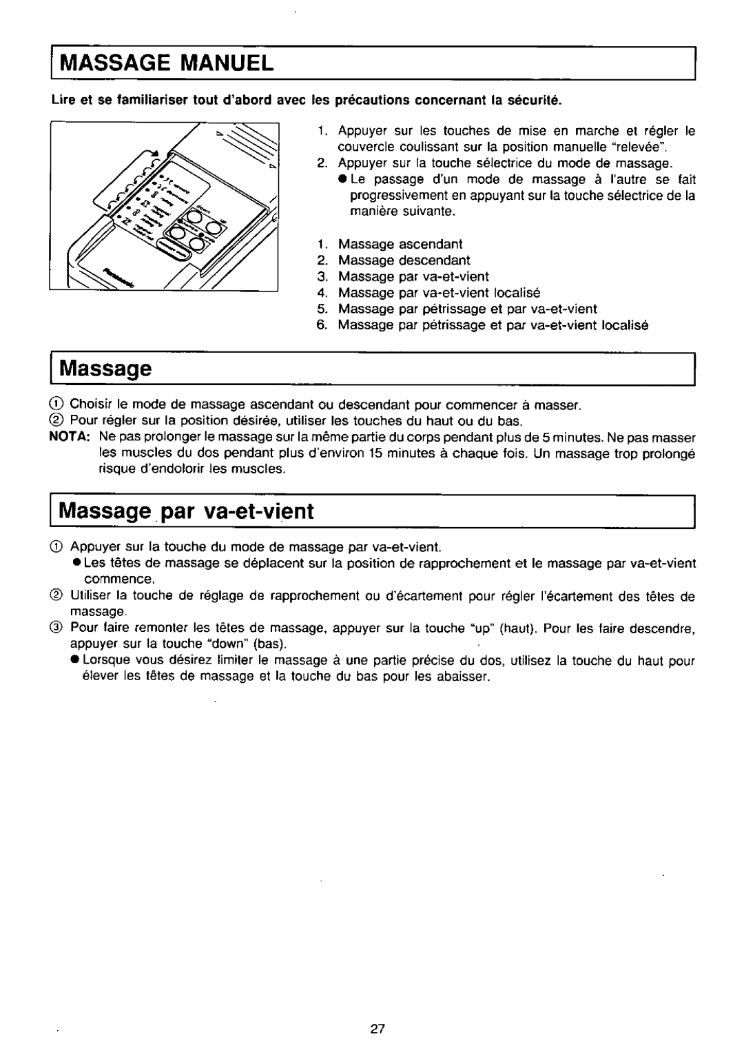 Panasonic EP574 manual 