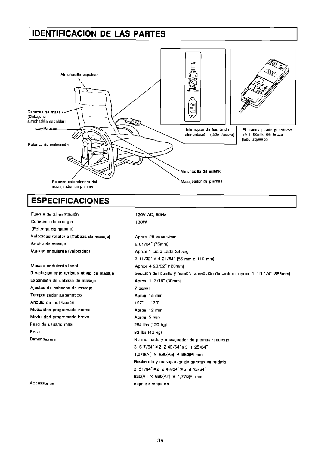 Panasonic EP574 manual 