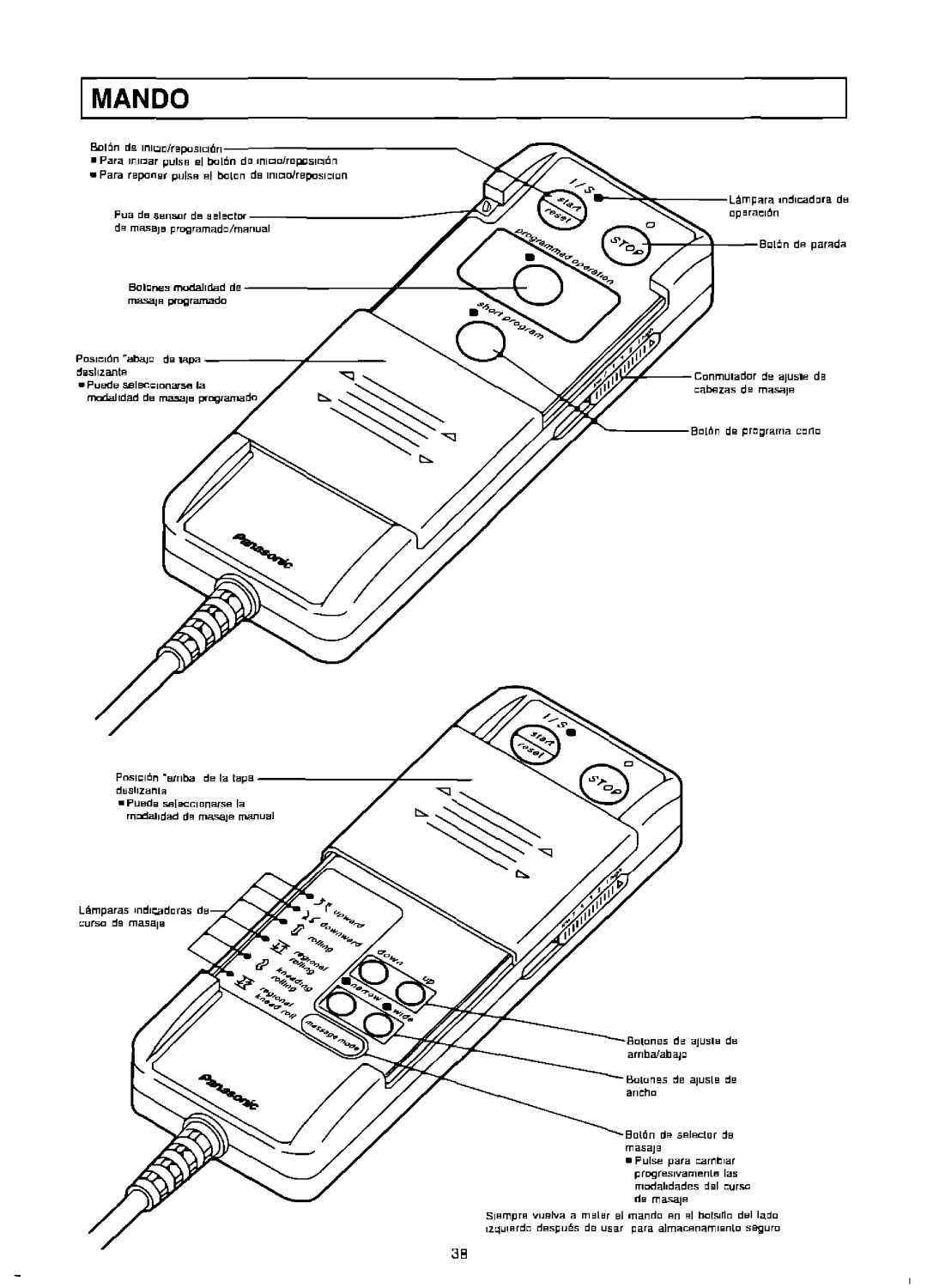 Panasonic EP574 manual 