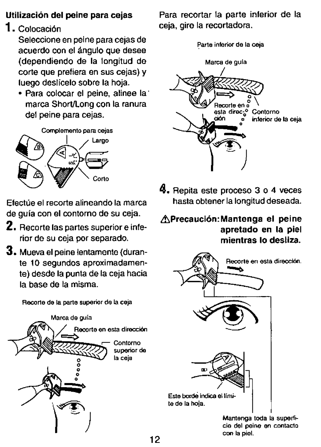 Panasonic ES113 manual 