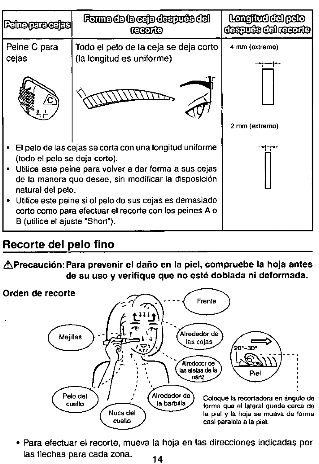 Panasonic ES113 manual 