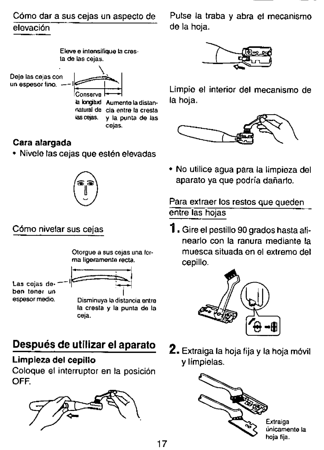Panasonic ES113 manual 