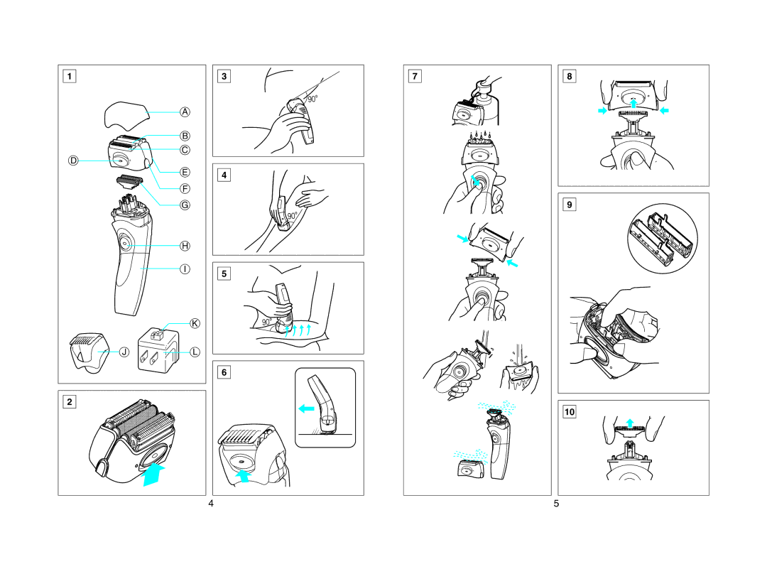 Panasonic ES2216PC operating instructions 