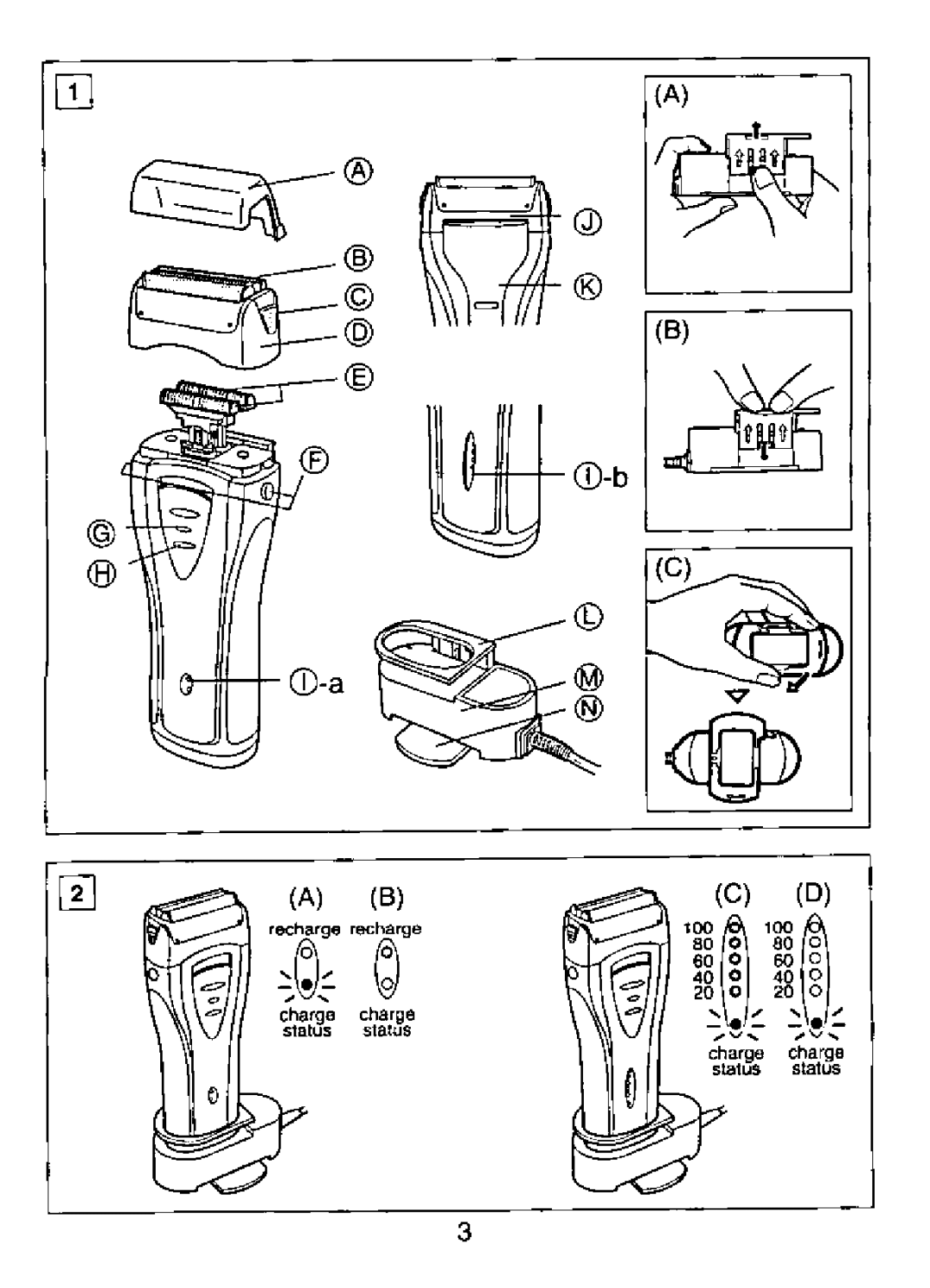 Panasonic ES7018, ES7015 manual 