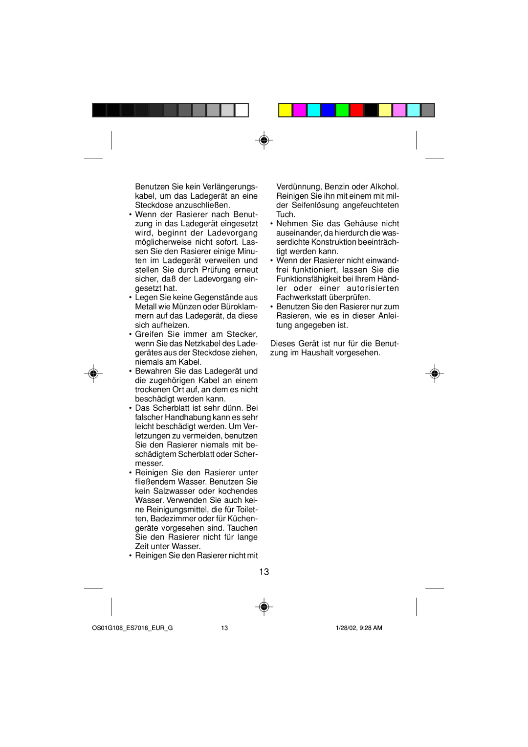 Panasonic operating instructions OS01G108ES7016EURG 28/02, 928 AM 