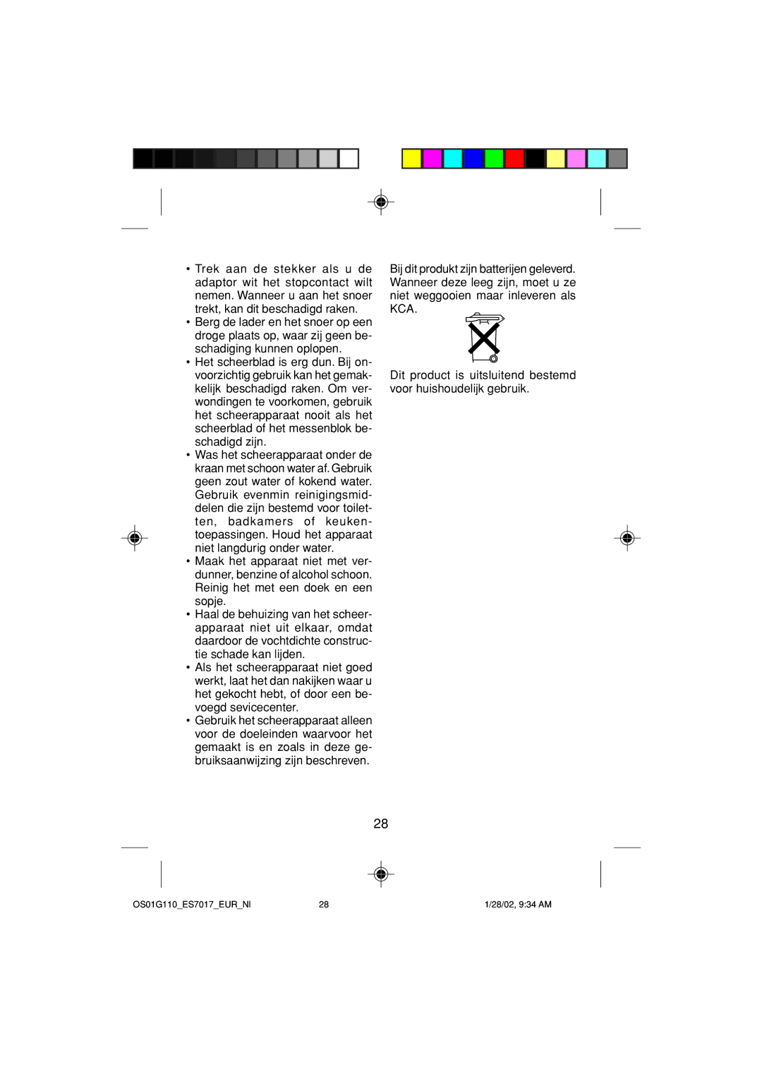 Panasonic operating instructions OS01G110ES7017EURNl 28/02, 934 AM 