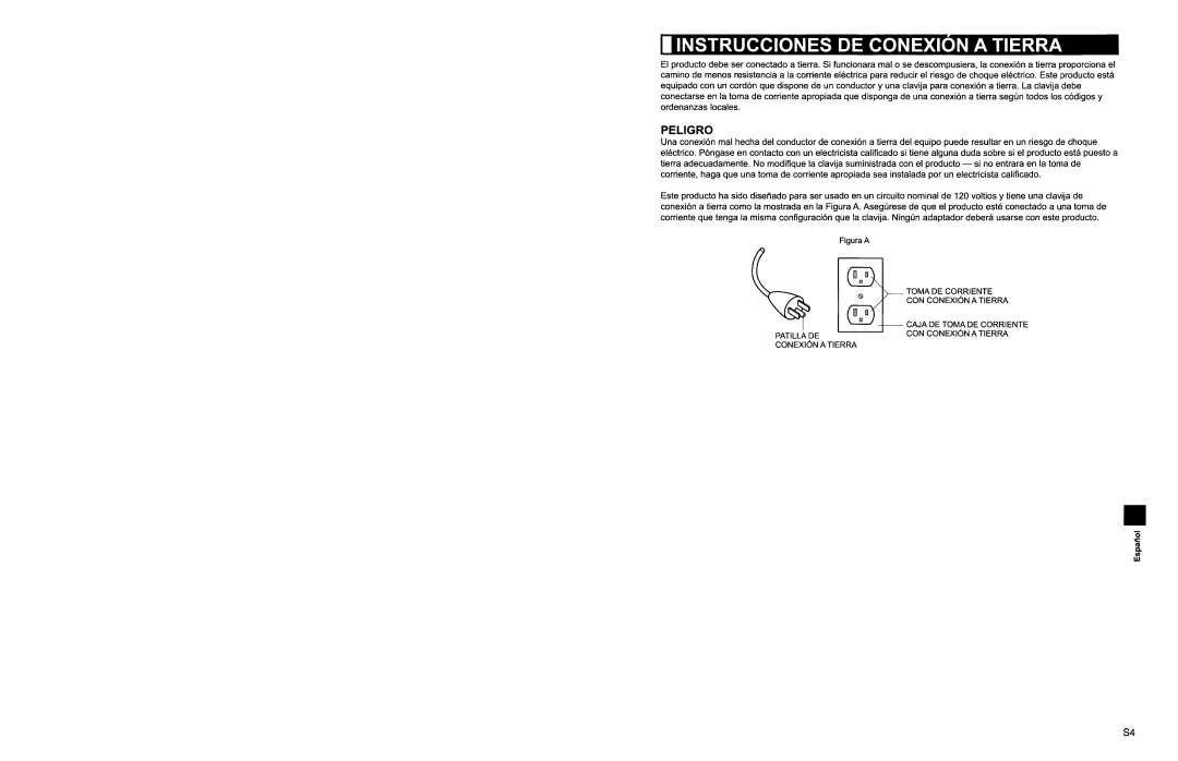 Panasonic EU7805 manual 