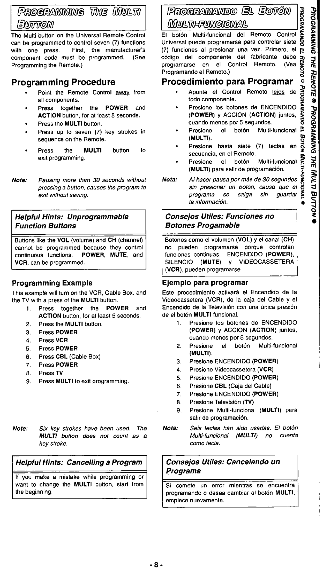 Panasonic EUR511112 manual 