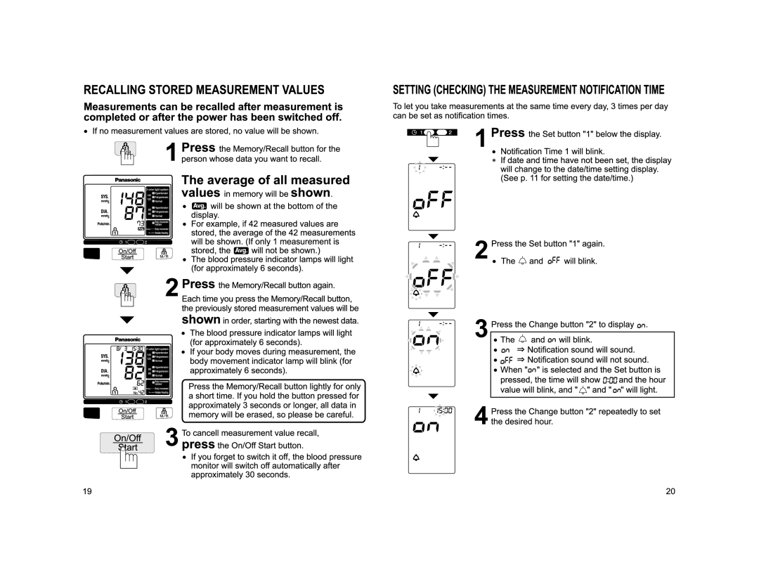 Panasonic EW3122S manual 