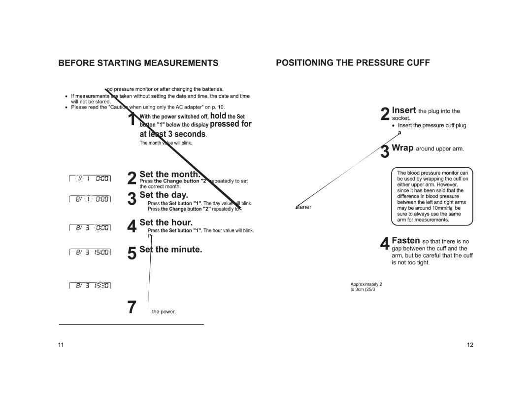 Panasonic EW3122S manual 