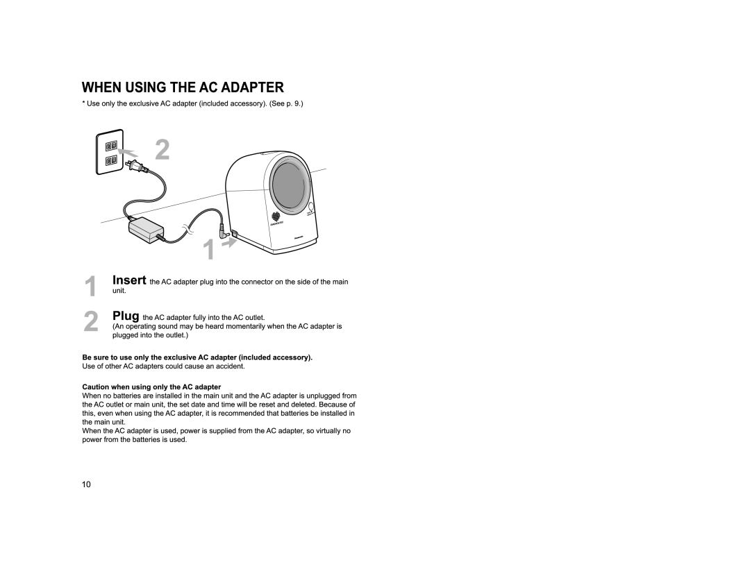 Panasonic EW3152W manual 