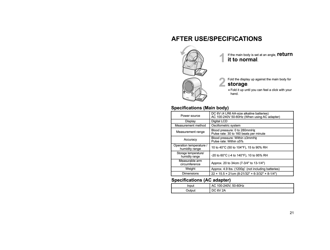 Panasonic EW3152W manual 