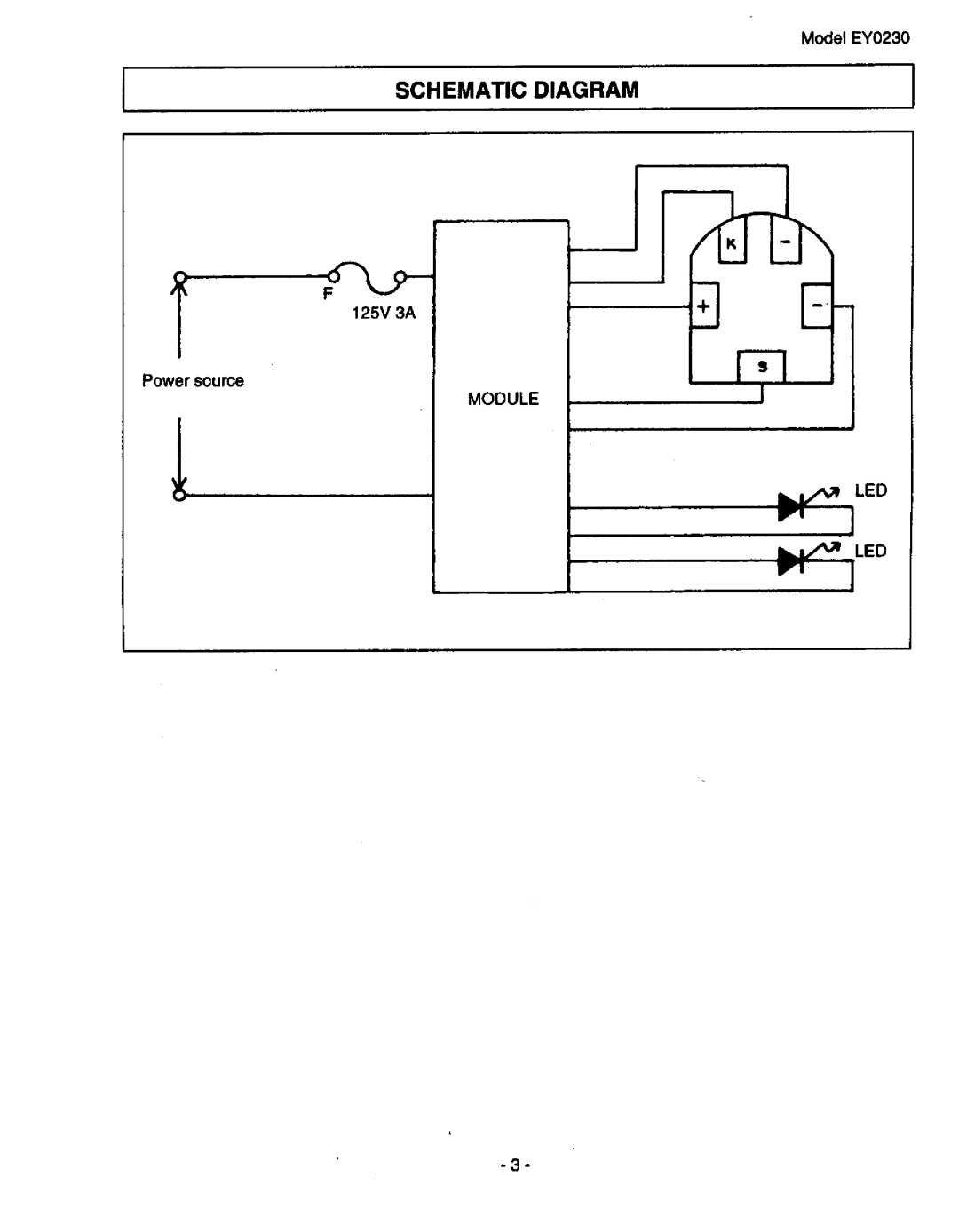 Panasonic EY0230 manual 