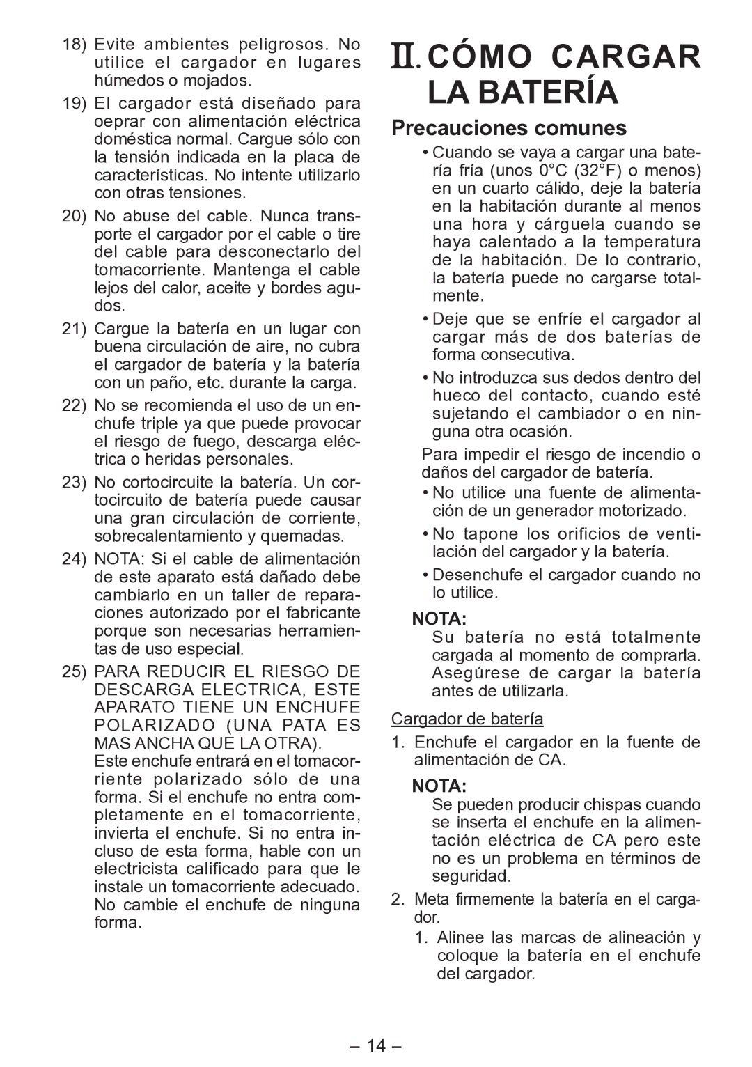 Panasonic EY0L81 operating instructions Cómo Cargar LA Batería, Precauciones comunes 