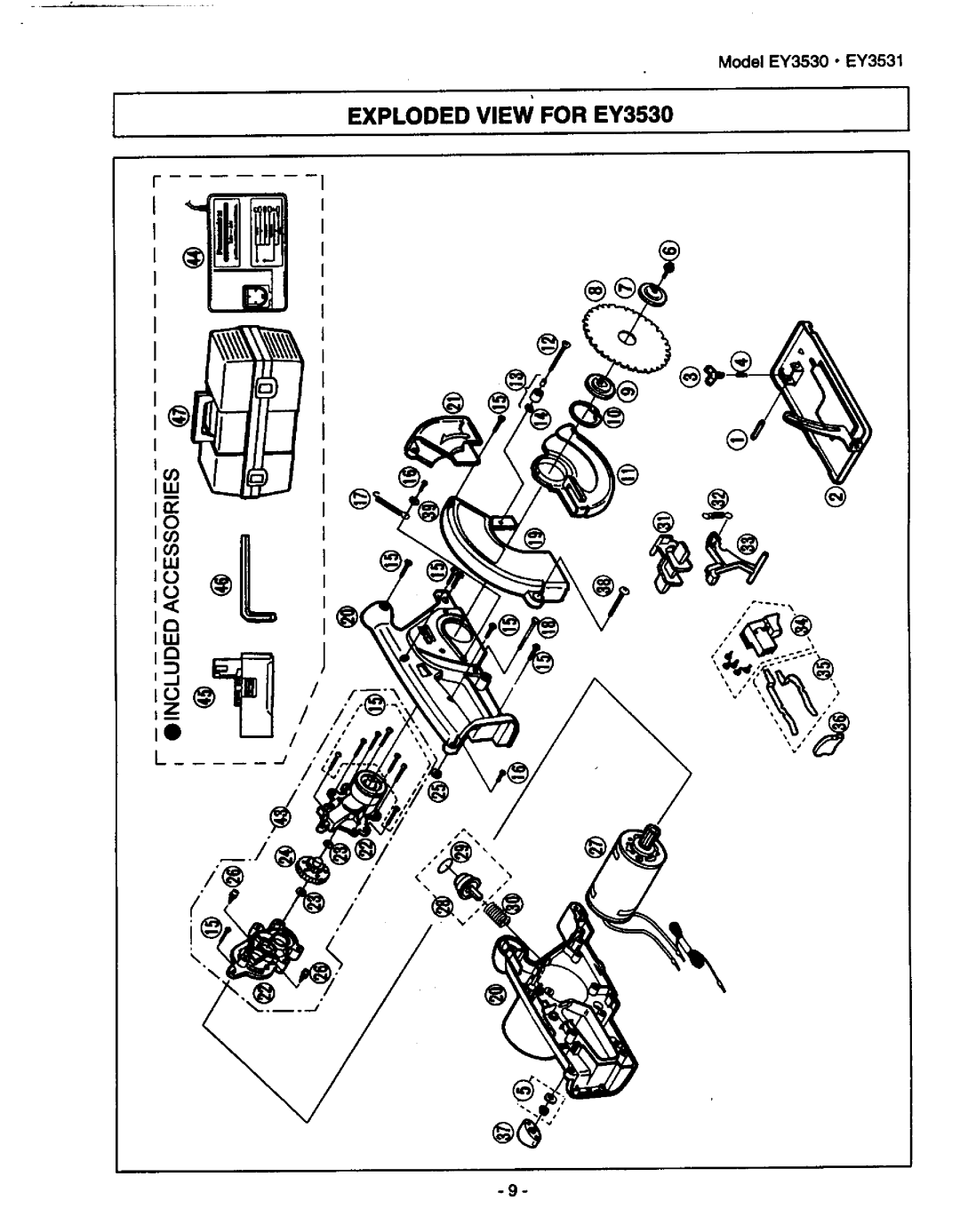 Panasonic ey3530, ey3531 manual 