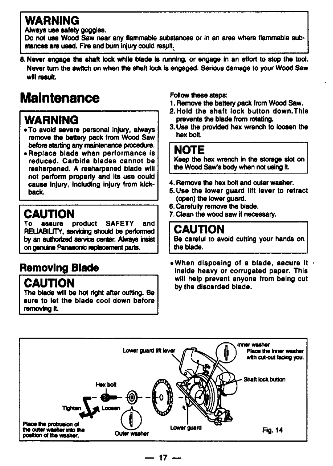 Panasonic ey3531 manual 