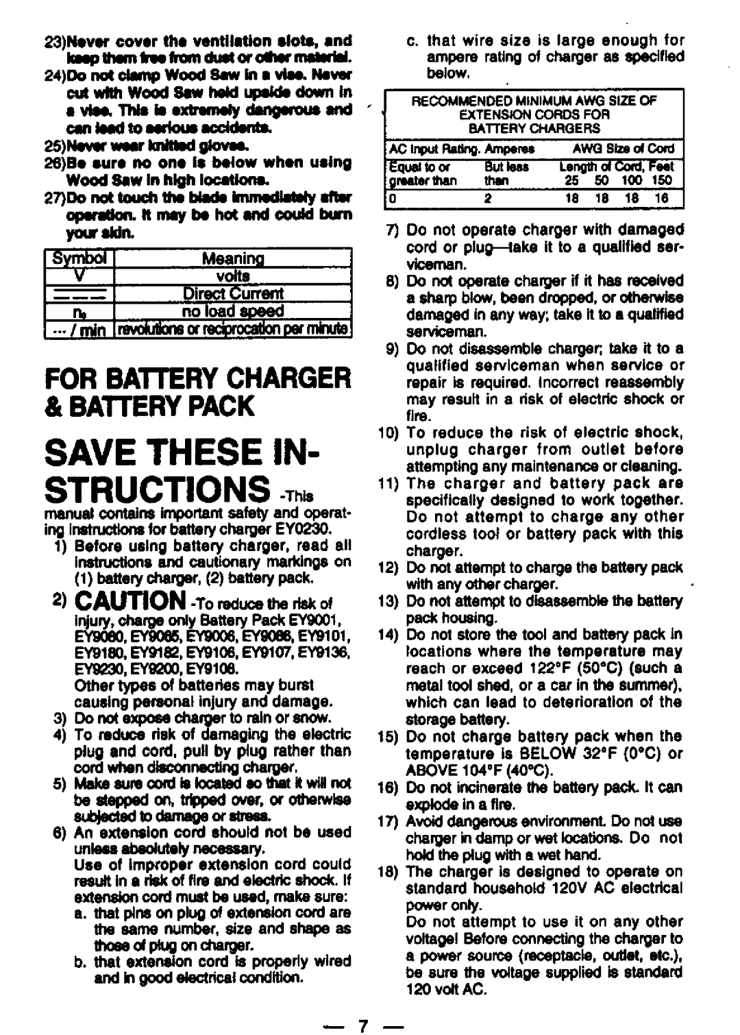 Panasonic ey3531 manual 