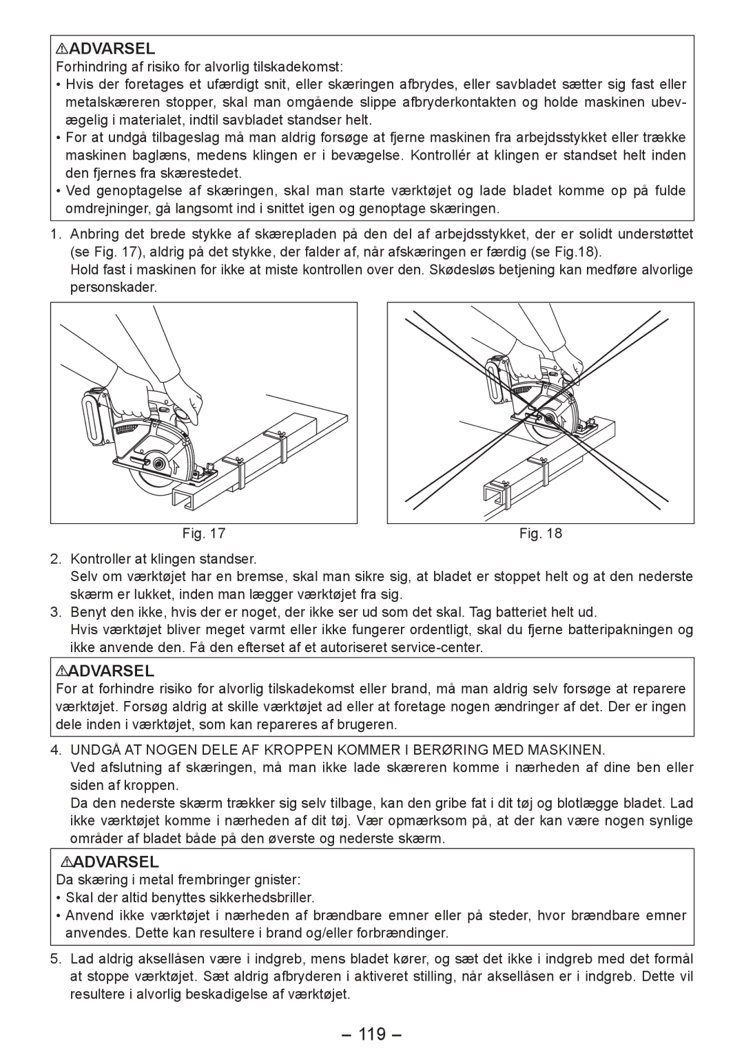 Panasonic EY4542 manual 119 