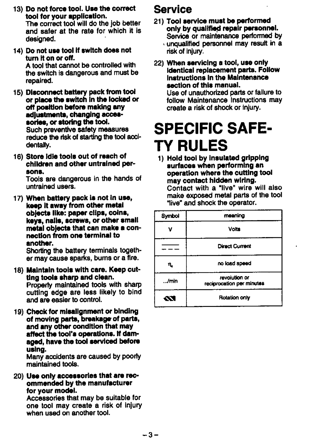 Panasonic EY6225 manual 