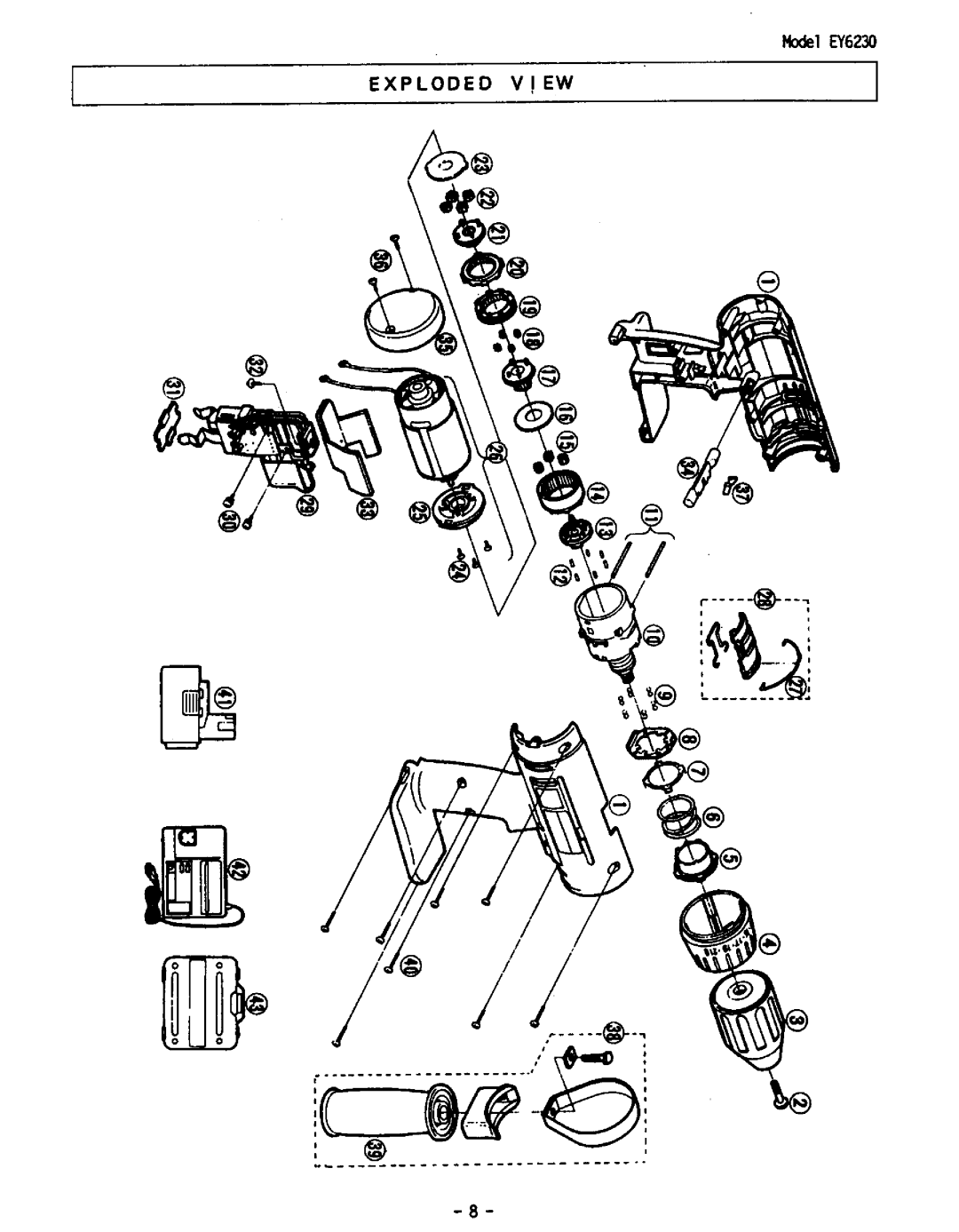 Panasonic EY6230 manual 