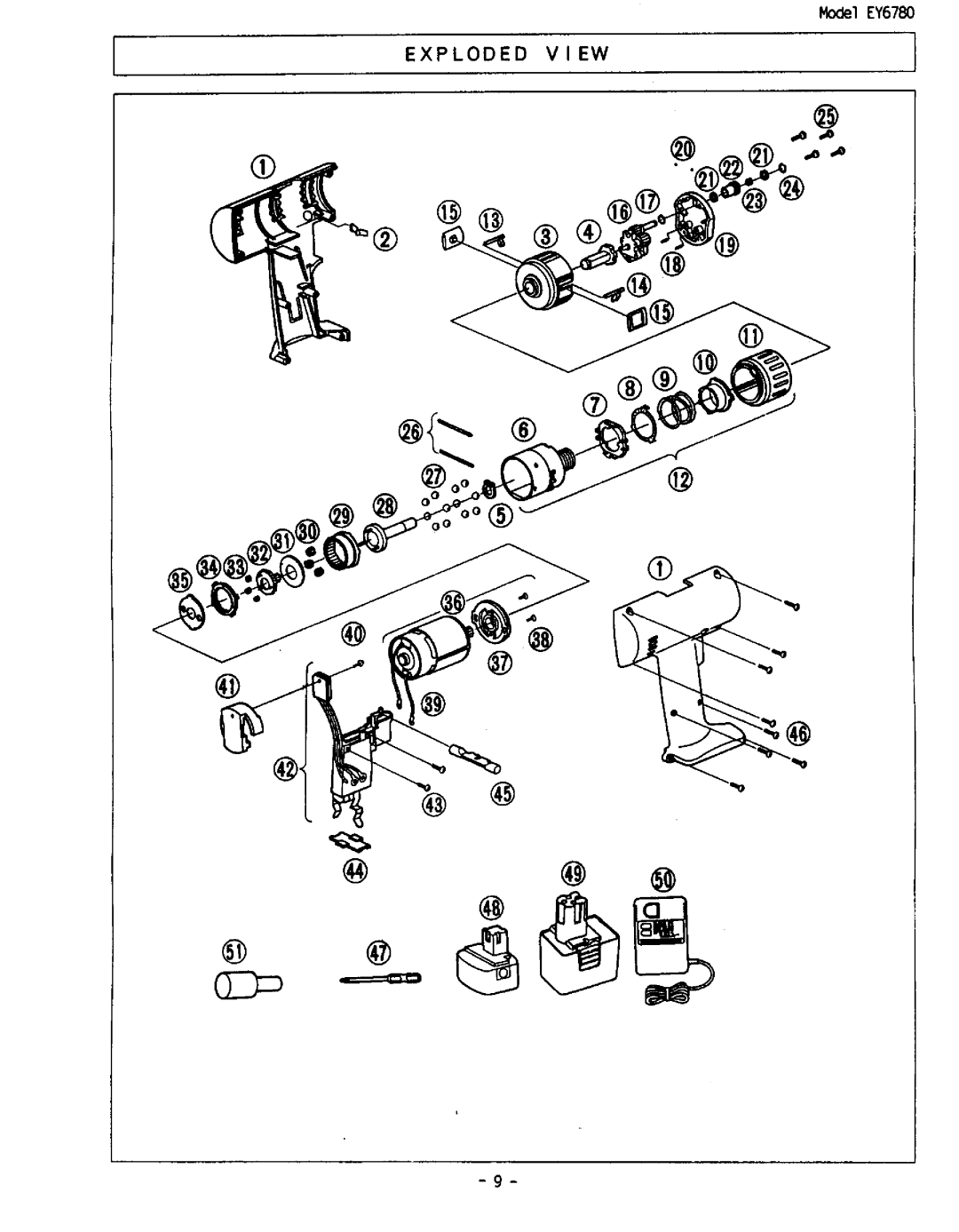 Panasonic EY6780 manual 