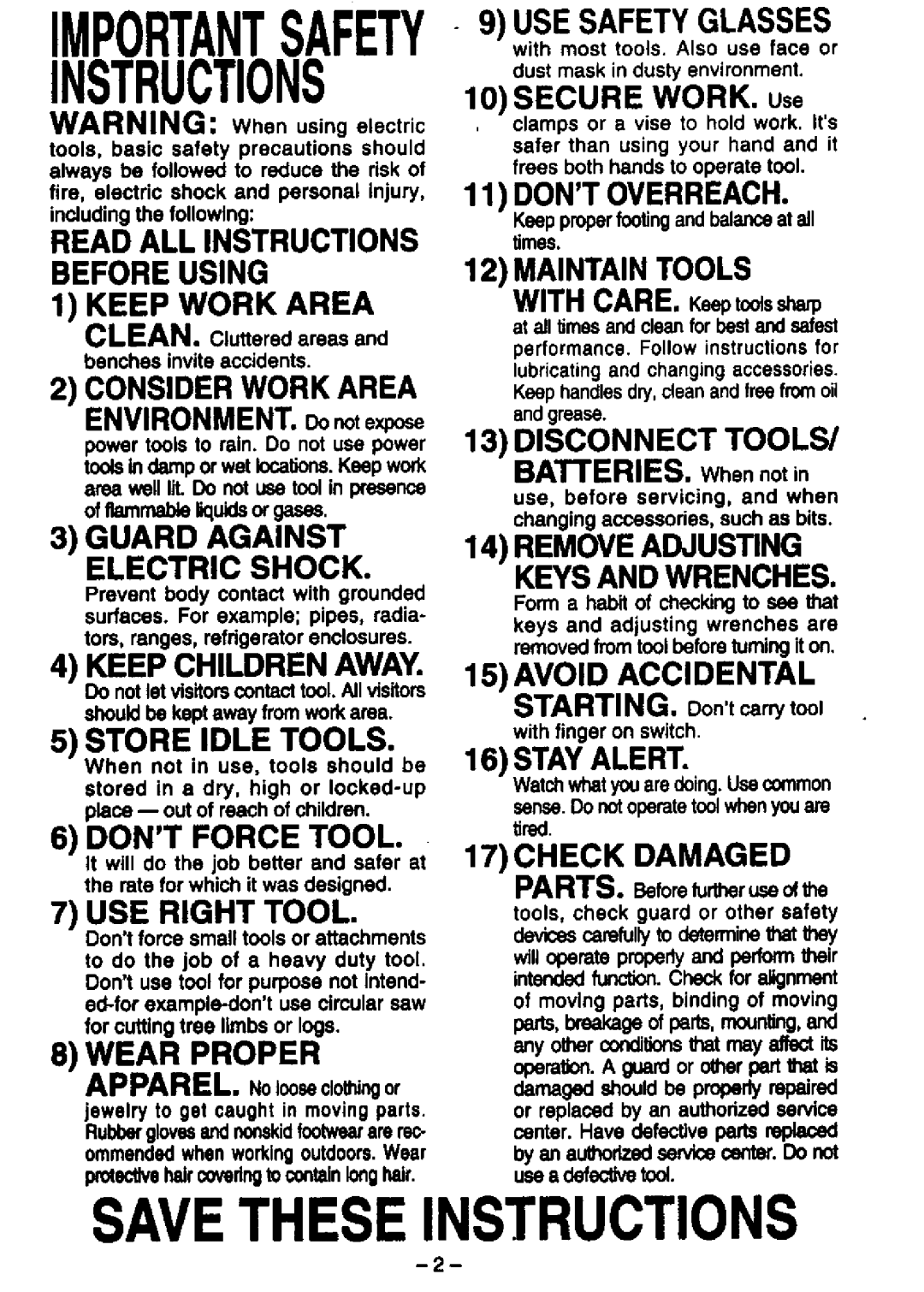 Panasonic EY6930 manual 