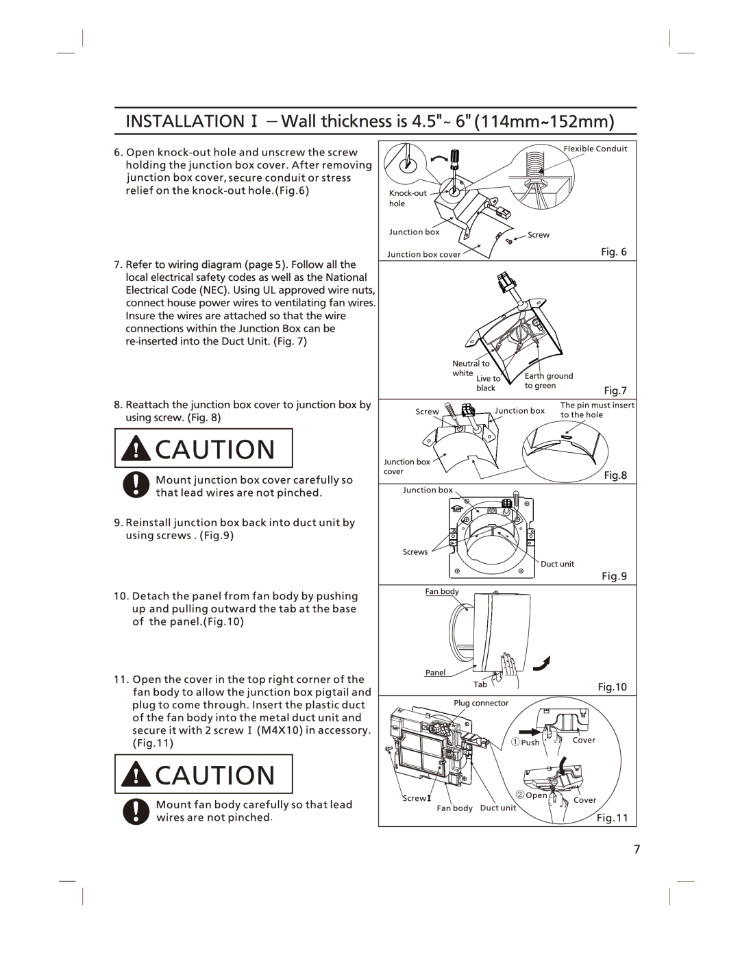 Panasonic FV-04WS2, FV-01WS2 manual 