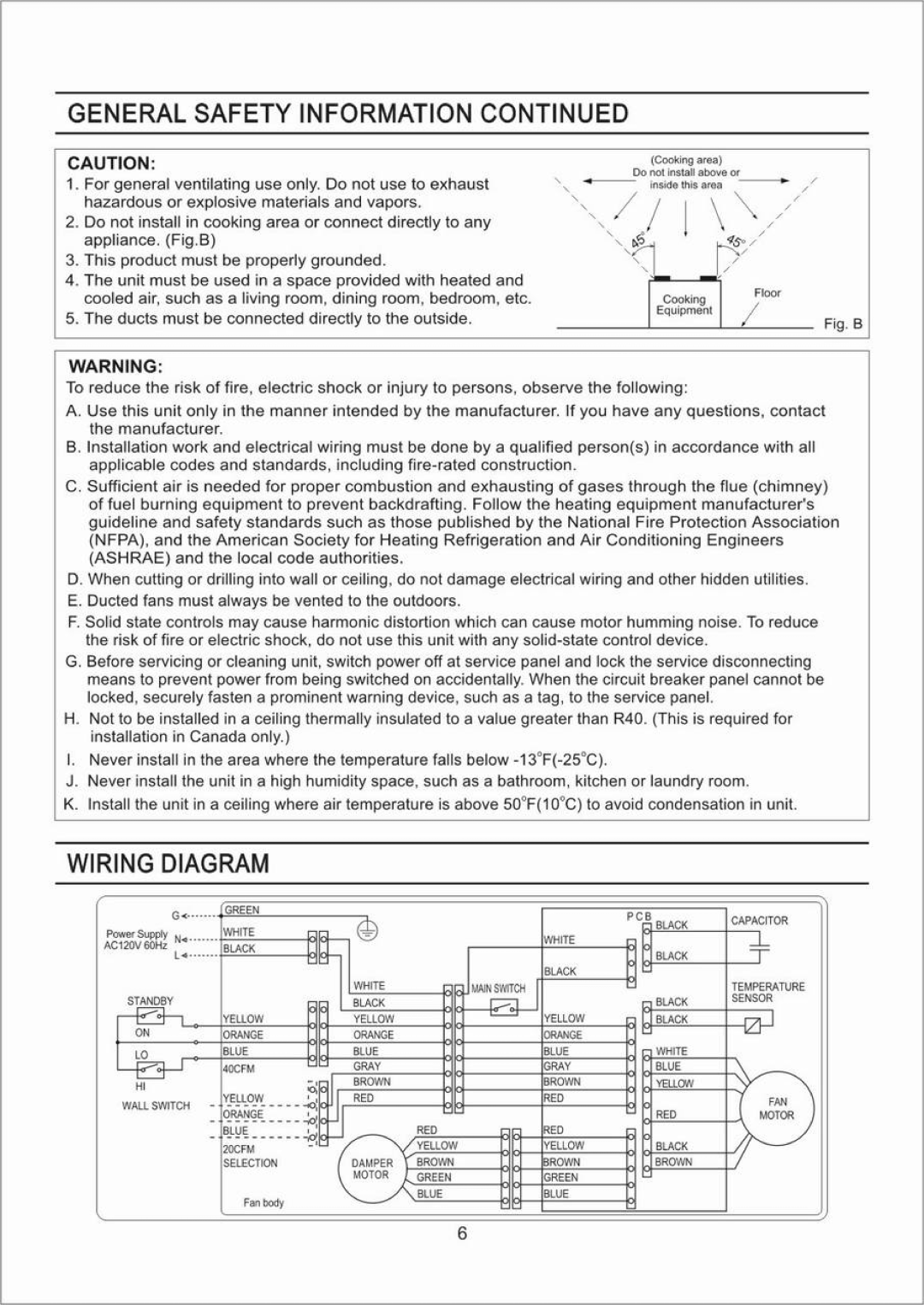 Panasonic FV-04VE1 manual 