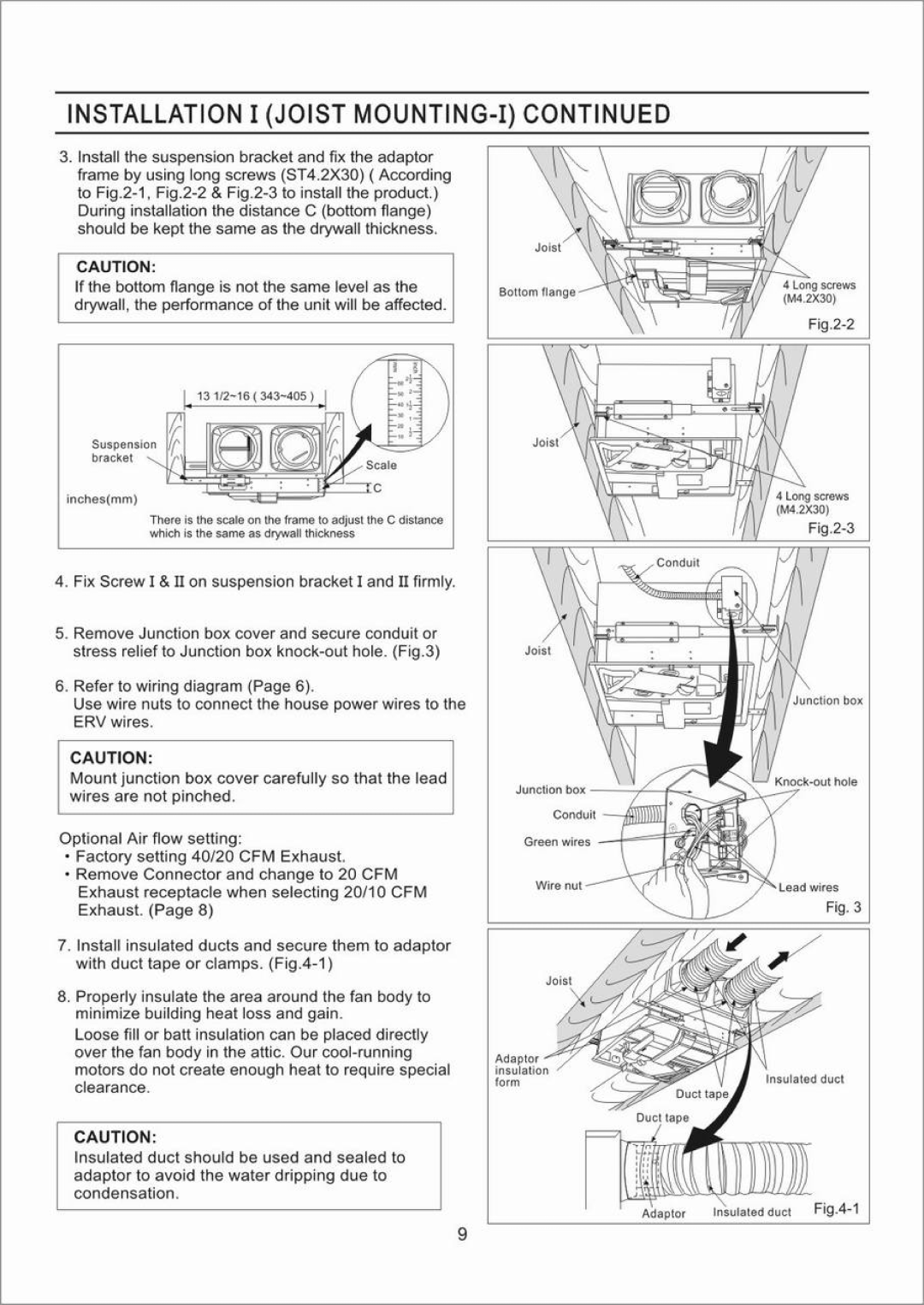 Panasonic FV-04VE1 manual 