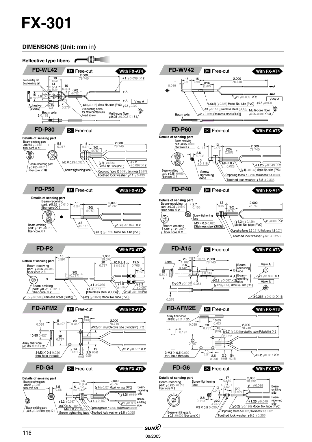 Panasonic FX-301 manual FD-AFM2 