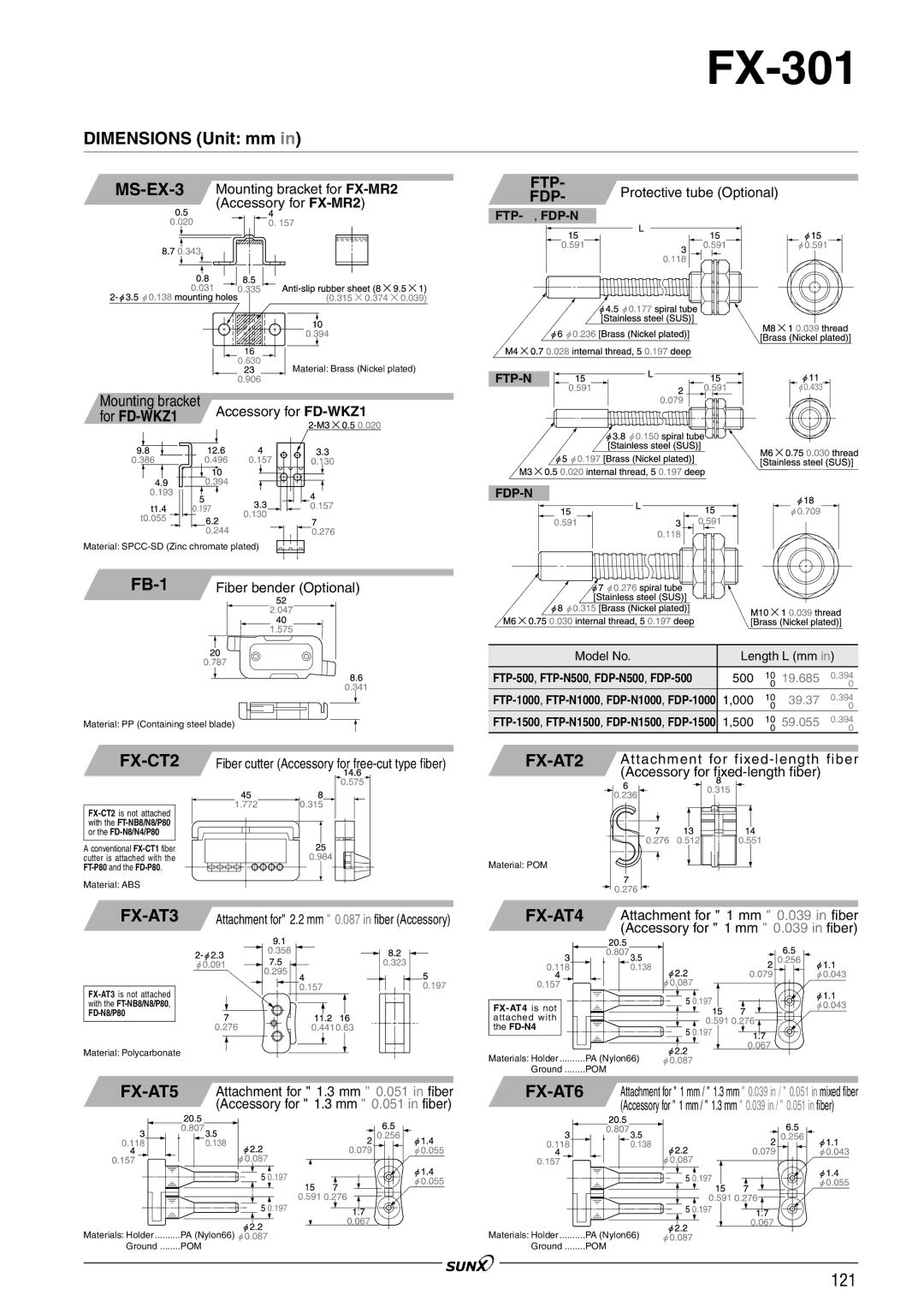 Panasonic FX-301 manual FX-CT2, FX-AT3, FX-AT5, FX-AT2, FX-AT6 