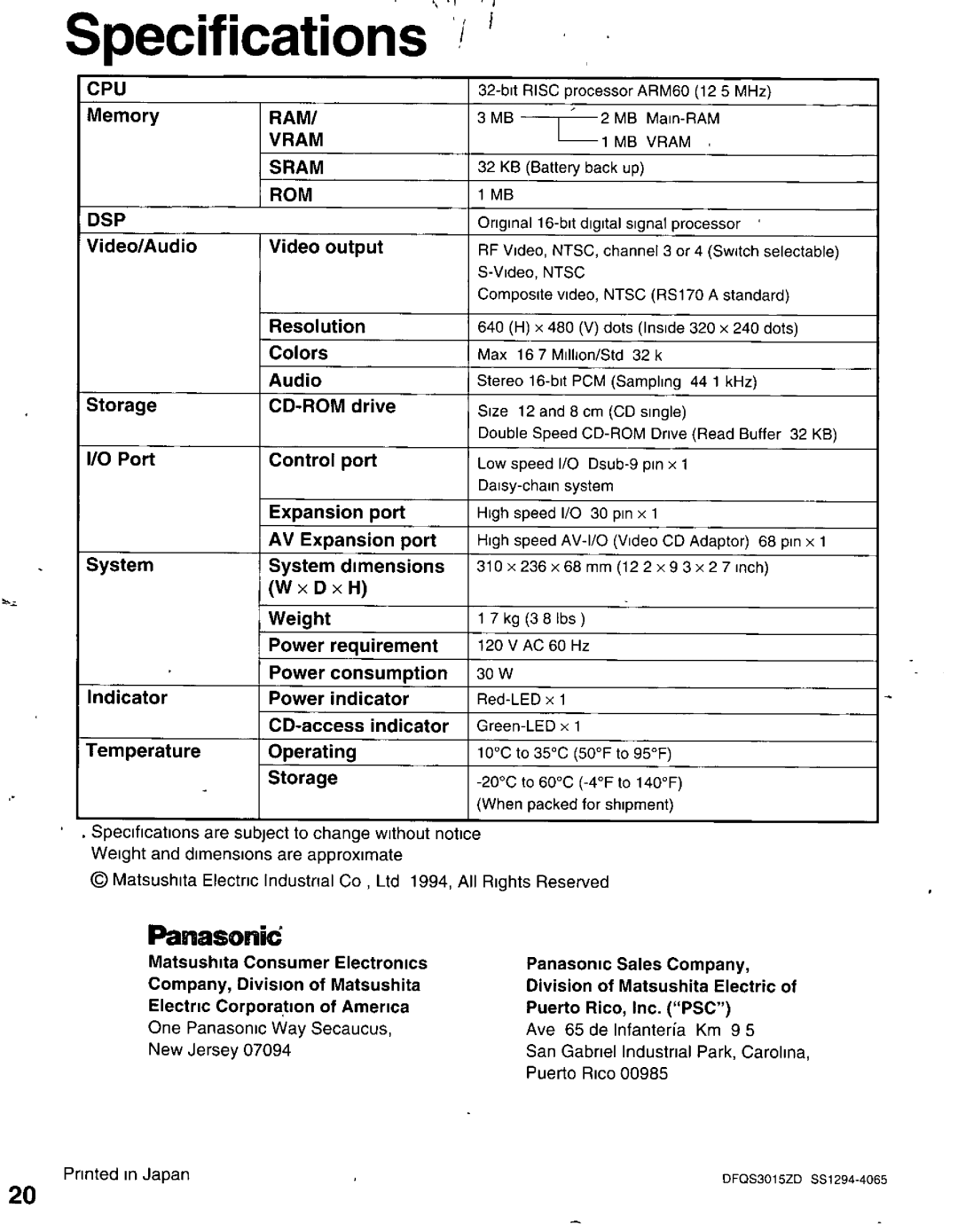 Panasonic FZ-10 manual 