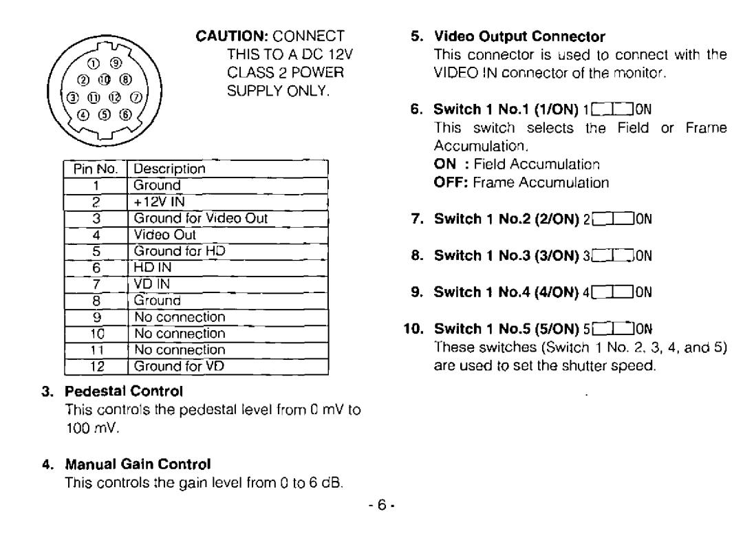 Panasonic GP-MF130 manual 