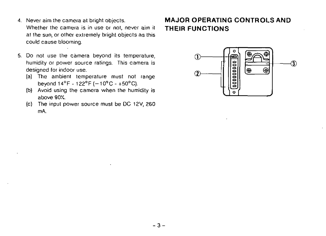 Panasonic GP-MF502 manual 