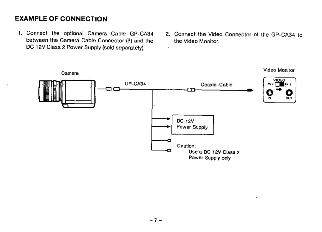 Panasonic GP-MF502 manual 