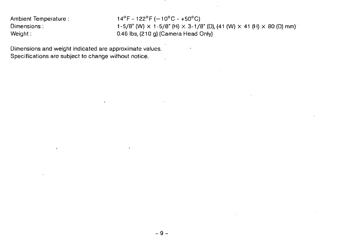 Panasonic GP-MF552 manual 